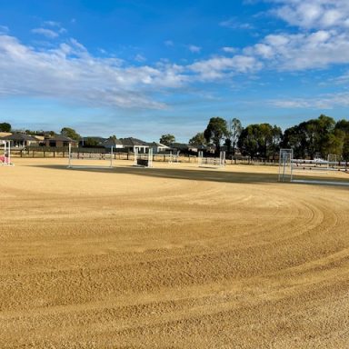 outdoor show jumping arena